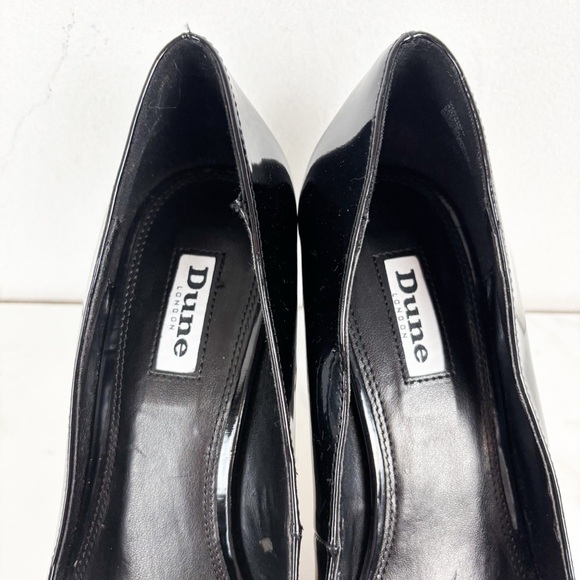 Dune London Wendy Classic Black Point Toe Heels Sz 9 - Picture 5 of 9